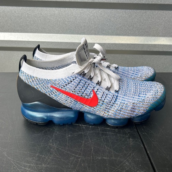 Nike Air VaporMax 3.0 Laser Fuchsia Blue Fury Flyknit AJ6900-106 Mens Size 11